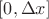 $[0,\Delta x]$