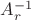 $ A_{r}^{-1}$