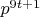 $p^{9 t+1}$