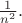 $\frac1{n^2}.$