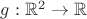 $g:\mathbb{R}^{2}\to\mathbb{R}$ $g:\mathbb{R}^{2}\to\mathbb{R}$