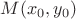 $M(x_0, y_0)$