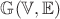 $\mathbb{G}(\mathbb{V},\mathbb{E})$