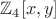$\mathbb Z_4[x,y]$