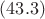 $(43.3)$