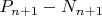 $P_{n+1}-N_{n+1}$