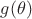 $g(\theta)$