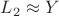 $L_2 \approx Y$ $L_2 \approx Y$