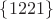 $\{1221\}$