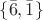 $\{\bar6,\bar1\}$