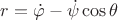 $r=\dot{\varphi}-\dot{\psi}\cos{\theta}$