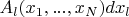 $A_l(x_1,...,x_N)dx_l$