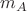 $ m_A $