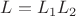 $L=L_1L_2$