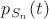 $p_{S_n}(t)$