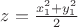 $z=\frac{x_1^2+y_1^2}{2}$