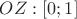 $OZ: [0;1]$