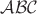 $\cal ABC$