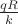 $\frac{qR} k$