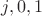${j,0,1}$