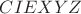 $CIEXYZ$