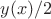 $y(x)/2$