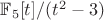 $\mathbb{F}_5[t]/(t^2-3)$