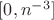 $ [0, n^{-3}]$