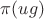 $\pi (ug)$