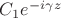 $C_1e^{-i\gamma z}$