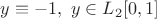 $y \equiv -1, \ y \in L_2[0,1]$