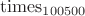 $\operatorname{times_{100500}}$
