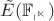 $#\tilde{E}(\mathbb{F_{p^n}})$