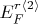 $E_F^{r \langle 2 \rangle}$