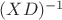 $(X D)^{-1}$