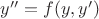 $y''=f(y,y')$