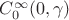 $C_0^{\infty} (0, \gamma)$