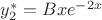 $y^*_2=Bxe^{-2x}$