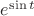$e^{\sin t}$