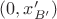 $(0, x'_{B'})$ $(0, x'_{B'})$