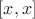 $[x,x]$
