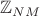 $\mathbb{Z}_{NM}$