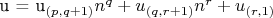 u = u_{(p, q+1)}n^q+u_{(q, r+1)}n^r+u_{(r, 1)}