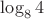 $\log_8 4$