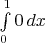 $\int\limits_0^1 0\, dx$