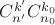 $C_{n'}^{k'}C_{n_0}^{k_0}$