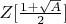 $Z[\frac{1+\sqrt A}{2}]$