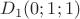 $D_1(0;1;1)$