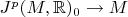 $J^p(M, \mathbb{R})_0 \to M$