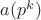 $a(p^k)$